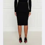 Шерстяная юбка Pinko, черный - фото 3