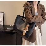 PINK·LAND Сумка шоппер, Black Printer Ribbons Rabbit Accessories - фото 5