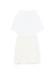 Платье с открытыми плечами Balmain Kids, белый - фото 2