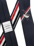 Жаккардовый галстук THOM BROWNE, синий - фото 2