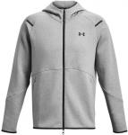 Under Armour - Mens Unstoppable FLC Full Zip Sweater, Mod Gray-Black - фото 4