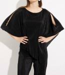 Топ с открытыми плечами черного цвета Joseph Ribkoff - фото