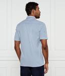 Рубашка мужская Calvin Klein в полоску с коротким рукавом, сине-белый - фото 3