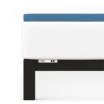 Покрывало Schlafgut синий, 120-130/200-220 см - фото 4