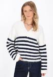 Джемпер DreiMaster Jumper, Offwhite/Navy/Off-White - фото