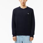 Свитер с вышитым логотипом LACOSTE, синий - фото 5