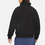 Куртка Nike Solid Color Stand Collar Casual Sports Fleece Lined Jacket Black, черный - фото 4