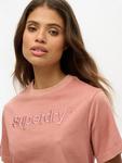 Футболка Boxy Fit с логотипом Superdry, Ash Rose - фото 4