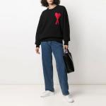 AMIPARIS Свитер AMI Paris Black Ami De Cœur - фото 10