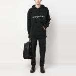 Брюки карго Givenchy с деталями на пряжках, черные - фото 4