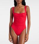 Купальник с рюшами Karla Colletto, Chery - фото 2