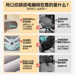 Стул Yipinhui Second Generation White And Gray с подголовником - фото 3