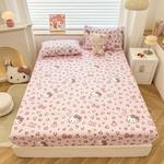 Подогнанная простыня Sanrio, Version A - Cute Hello Kitty - фото 10