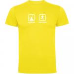 Футболка Kruskis Problem Solution Run, желтый - фото