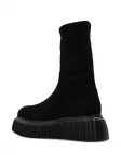 Велюровые ботильоны AGL, черный - фото 4