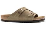 Сандалии Birkenstock Zrich Series Cowhide Suede Fashion Beige Version Sandals - фото 2