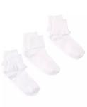 Три пары носков с зубцами, для маленьких и больших девочек Trimfit - фото