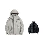 Jeep Куртка Wrangler унисекс, Light Gray (Single Layer Jacket+Down Liners) - фото