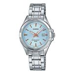 Часы CASIO Waterproof Quartz Blue Analog, синий - фото