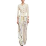 HERMES Свитер женский слоновая кость белый - фото 5