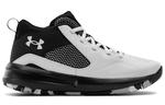 Баскетбольные кроссовки Lockdown 5 Kids GS Mid-top черные/белые Under Armour - фото 2