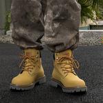 ZHENRAN Желтые ботинки Short Martin мужские - фото 4