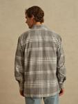 Клетчатая рубашка DAN FOX APPAREL Regular fit Button Up Shirt Janosch, серый - фото 4
