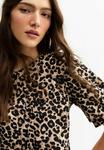 Блуза New Look LEOPARD PRINT OVERSIZED COLLAR, Brown Pattern/Brown - фото 3