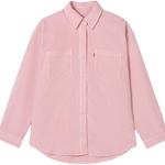 Levis Женская розовая рубашка - фото