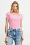 Футболка Liu Jo, розовый - фото