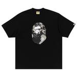 Футболка BAPE Shark Seijin Ape Head Relaxed Fit Tee, Black - фото