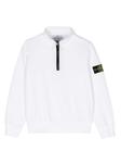 Stone Island Junior толстовка с нашивкой Compass, белый - фото