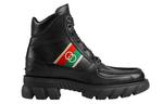 Ботинки мужские Gucci Interlocking, черный - фото