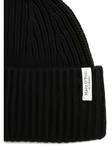 Marc O'Polo шапка бини в рубчик, черный - фото 2