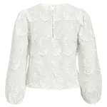 Блузка Object Mya Re long sleeve, белый - фото 2