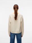 Свитер VERO MODA VMBesti, кремовый - фото 3