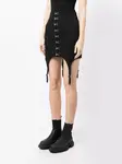 Юбка с подвязками Dion Lee, черный - фото 3