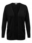 Вязаный кардиган Only Esly, черный - фото