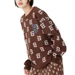 Свитер унисекс темно-коричневый MLB - фото 2