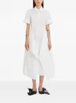 Платье-рубашка с вышивкой ERDEM, белый - фото 2