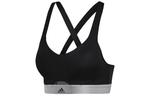 Спортивное нижнее белье женское черное/угольно-черное Adidas - фото