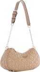 Сумка GUESS womens Kori Top Zip Shoulder, Beige - фото 2