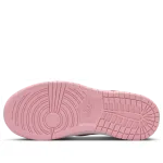 Кроссовки (PS) Nike Dunk Low 'White Medium Soft Pink' - фото 5