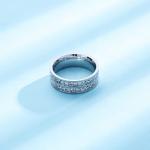 Титановое стальное кольцо Unisex Cooraree - фото 7