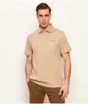 Поло Corpatch regular fit Barbour, бежевый - фото