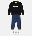 Узкие джинсы с принтом Off-White, белый - фото 2