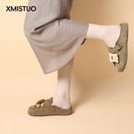 Закрытые тапочки для женщин XMISTUO, бежевый - фото 8