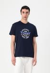 Футболка с принтом USA CIRCLE GRAPH TEE Tommy Jeans, темно-синий - фото