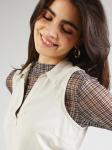 Блуза VERO MODA Harper, Beige - фото 3