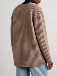 Свитер Emma в рубчик Leset, бежевый - фото 3